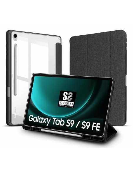 SUBBLIM SUBCST-5SC500 funda para tablet 27,7 cm (10.9") Folio Negro, Transparente