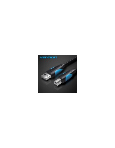 Vention Cable USB 2.0 Impresora VAS-A16-B100/ USB Tipo-B Macho - USB Macho/ 3m/ Negro