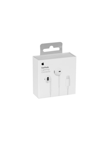 AURICULARES APPLE EARPODS LIGHTNING MICROFONO BLANCO MMTN2ZM/A