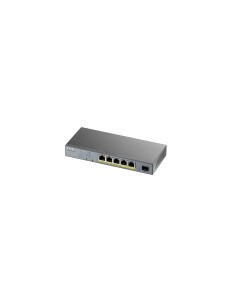 SWITCH ZYXEL GS1350-6HP 5 PTOS GIGABIT PLATA GS1350-6HP-EU0101F