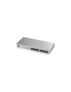 ZYXEL No administrado Gigabit Ethernet (10/100/1000) EnergÃÂ­a sobre Ethernet (PoE) Gris