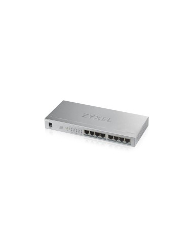 ZYXEL No administrado Gigabit Ethernet (10/100/1000) EnergÃÂ­a sobre Ethernet (PoE) Gris