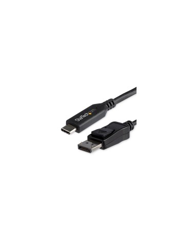 StarTech.com CDP2DP146B adaptador de cable de vÃÂ­deo 1,8 m USB Tipo C DisplayPort Negro