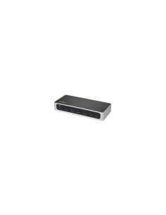 StarTech.com Hub Concentrador USB 3.0 7 Puertos 2X USB C y 5x USB-A LadrÃ³n USBC Alimentado Negro Plata