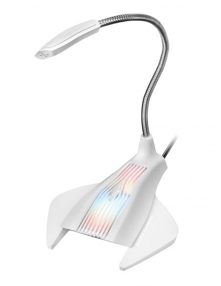 Mars Gaming MMICW MicrÃ³fono de superficie para mesa USB Blanco