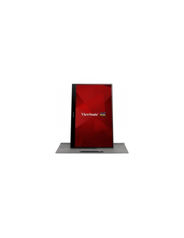 Viewsonic TD1655 39,6 cm (15.6") 1920 x 1080 Pixeles Multi-touch Multi-usuario Negro, Plata