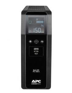 APC sistema de alimentaciÃ³n ininterrumpida (UPS) LÃÂ­nea interactiva 1600 VA, 960 W, 8 salidas AC Negro