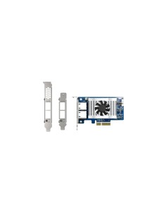 QNAP adaptador y tarjeta de red Interno Ethernet 1000 Mbit/s PCI Express