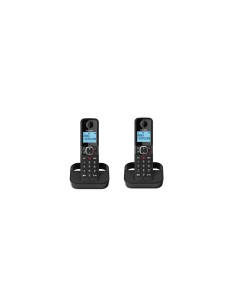 Alcatel F860 DUO EU TelÃ©fono DECT Identificador de llamadas Negro