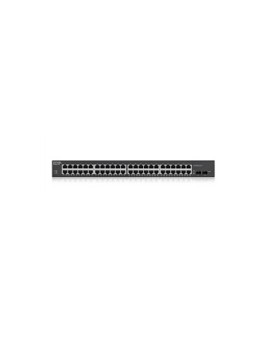 Zyxel GS1900-48HPv2 Gestionado L2 Gigabit Ethernet (10/100/1000) EnergÃÂ­a sobre Ethernet (PoE) Negro