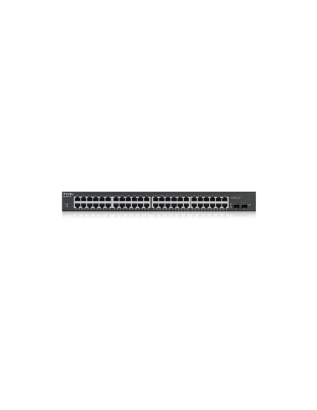Zyxel GS1900-48HPv2 Gestionado L2 Gigabit Ethernet (10/100/1000) EnergÃÂ­a sobre Ethernet (PoE) Negro