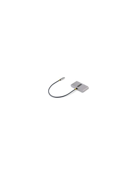 StarTech.com Hub Adaptador USB-C con Ethernet de 3 Puertos USB-A - Red Ethernet Gigabit RJ45 - USB 3.0 5Gb - Alimentado por el B
