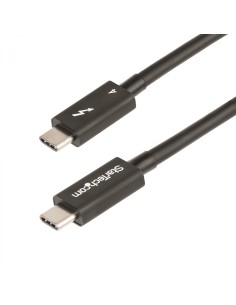 StarTech.com Cable de 1m Thunderbolt 4 - 40Gbps - PD 100W - VÃÂ­deo 4K/8K - Cable Thunderbolt 4 con CertificaciÃ³n Intel - Comp