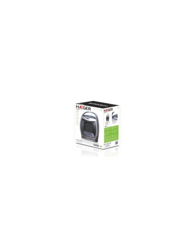 Haeger FH-15C.012A calefactor elÃ©ctrico Interior Plata 1500 W Ventilador elÃ©ctrico