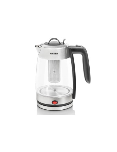 Haeger EK-22F.020A tetera elÃ©ctrica 1,8 L 2200 W Gris, Transparente