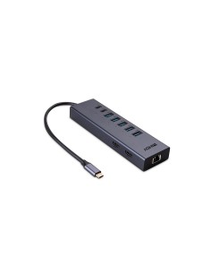 Lindy 43373 base para portÃ¡til y replicador de puertos AlÃ¡mbrico USB 3.2 Gen 2 (3.1 Gen 2) Type-C Gris