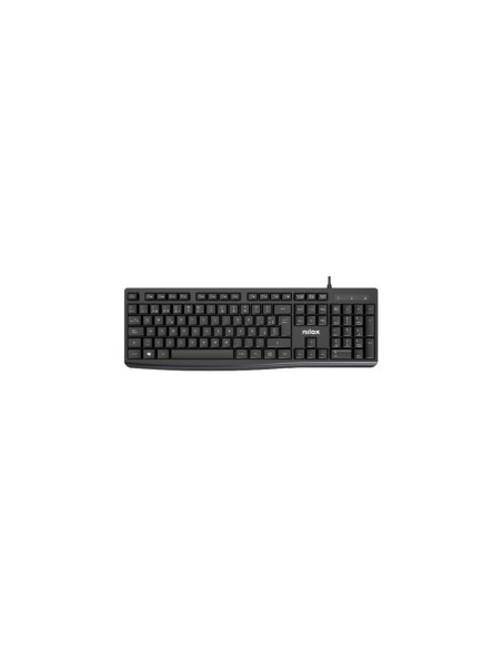 Nilox NXKBE000013 teclado USB EspaÃ±ol Negro