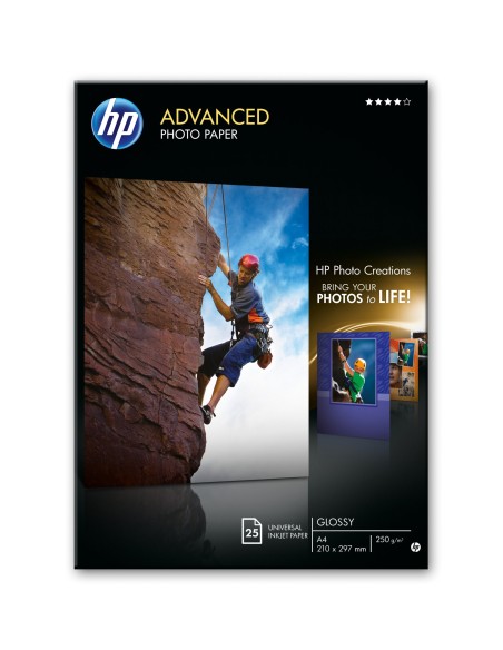PAPEL HP FOTOGRAFICO SATINADO A4 (210X297mm) 25 HOJAS Q5456A