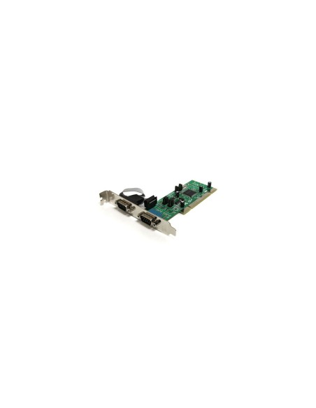 StarTech.com Tarjeta Adaptadora PCI de 2 Puertos Serie RS422/485 DB9 UART 161050 5V o 3.3V - PCI2S4851050