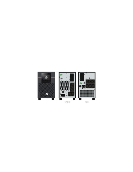 Vertiv sistema de alimentaciÃ³n ininterrumpida (UPS) LÃÂ­nea interactiva 750 VA, 675 W (1U) Negro