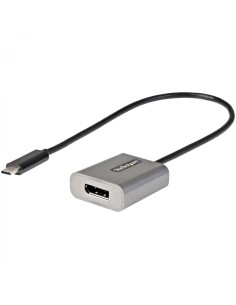 StarTech.com Adaptador usb tipo-c macho a displayport hembra negro gris