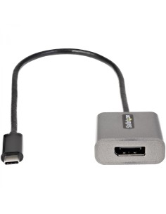StarTech.com Adaptador usb tipo-c macho a displayport hembra negro gris 2