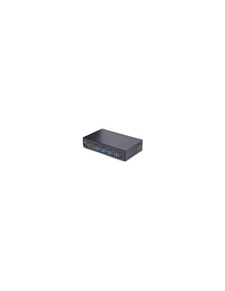StarTech.com Switch Conmutador KVM DisplayPort de 4 Puertos - 8K60/4K144 - para Un Monitor - DP 1.4 - 2x USB 3.0 - 4x USB 2.0 HI