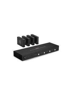 Lindy 38328 extensor audio/video Transmisor y receptor de seÃ±ales AV Negro
