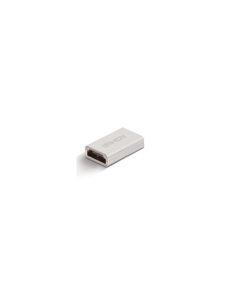 Lindy 41511 cambiador de gÃ©nero para cable HDMI 2.1 Plata