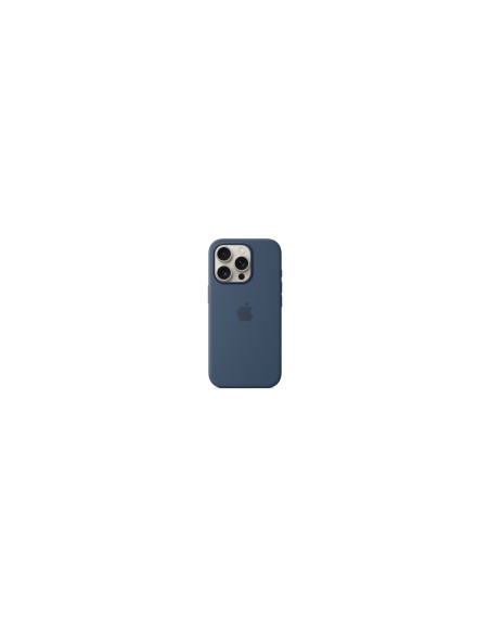 Apple Funda de silicona con MagSafe para el iPhone 16 Pro - Azul denim