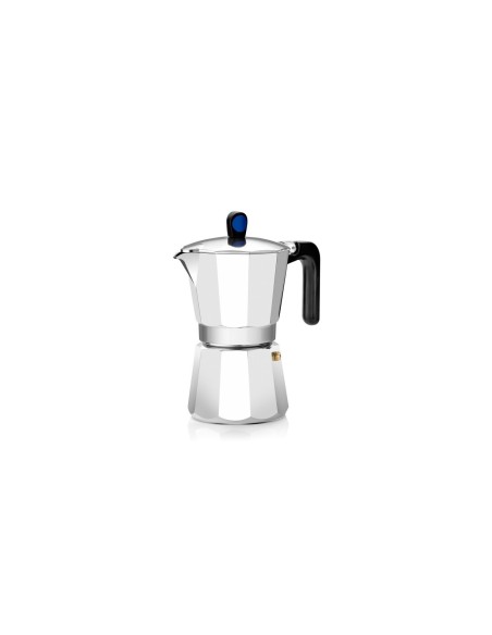 CAFETERA MONIX INDUCTION EXPRESS - 9 TAZAS - ALUMINIO CON RECUBRIMIENTO ANTIADHERENTE - MANGO ERGONÃâ€œMICO - EXTERIOR ALUMINIO