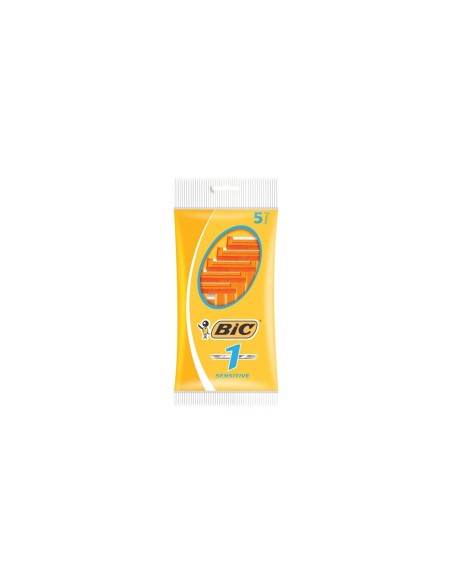 BIC SENSITIVE CUCHILLAS AFEITAR BOLSA 5 CUCHILLAS 1 HOJA 838521
