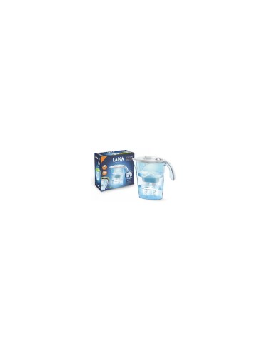 PACK JARRA FILTRANTE LAICA STREAM LINE COLOR EDITION BLANCA + 3 FILTROS BI-FLUX 2.3L FILTRO DESMONTABLE CON INDICADOR JARRA STRE