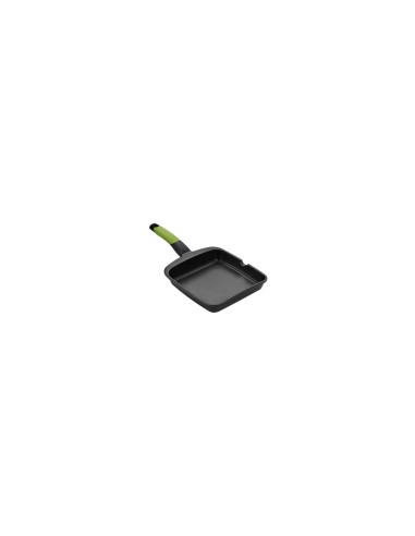 ASADOR GRILL PRIOR LISO BRA ALUMINIO FUNDIDO TEFLÃâ€œN ANTIADHERENTE MANGO ERGONÃâ€œMICO CON SILICONA A121459