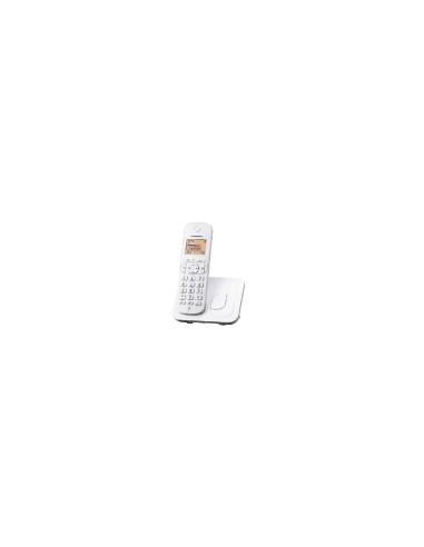 TELEFONO INALAMBRICO DECT PANASONIC PANTALLA LCD RETROILUMINADA BLANCO KX-TGC210SPW