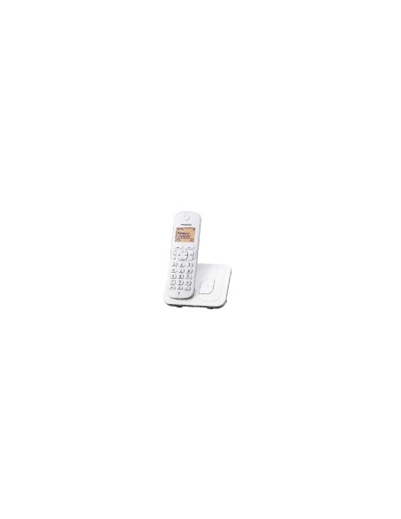TELEFONO INALAMBRICO DECT PANASONIC PANTALLA LCD RETROILUMINADA BLANCO KX-TGC210SPW