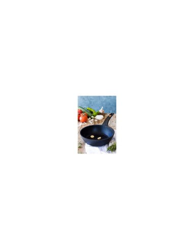 SARTEN HONDA EFFICIENT BRA ALUMINIO FUNDIDO 24CM ESPESOR 6MM RECUBRIMIENTO ANTIADHERENTE APTA LAVAVAJILLAS NEGRO A271124