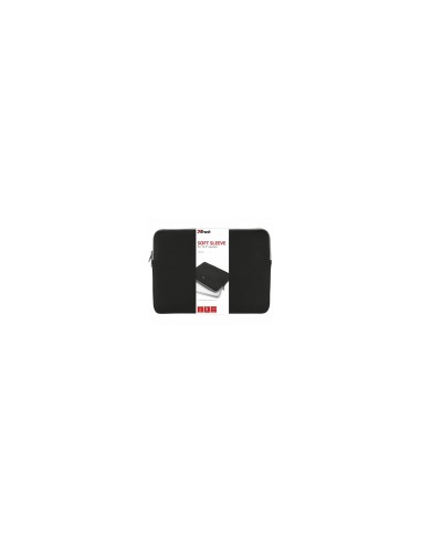 FUNDA DE PORTATIL TRUST PRIMO 13.3P NEOPRENO VISCOELASTICO DISEÃâ€˜O DELGADO SUAVE Y LIGERA NEGRO 21251