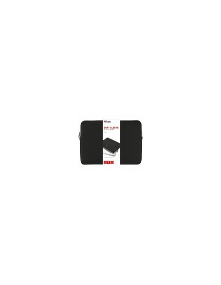 FUNDA DE PORTATIL TRUST PRIMO 13.3P NEOPRENO VISCOELASTICO DISEÃâ€˜O DELGADO SUAVE Y LIGERA NEGRO 21251