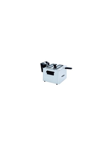 FREIDORA PROFESIONAL ORBEGOZO FDR 80 3000W 8 LITROS TERMOSTATO REGULABLE TAPADERA EXTRAIBLE ACERO INOXIDABLE 15258