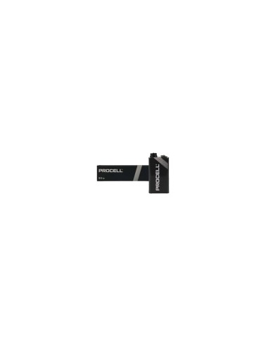 PACK 10 PILAS 9V DURACELL PROCELL ALCALINA 673MAH ID1604IPX10