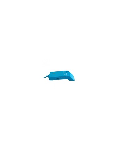 LECTOR DE TARJETAS DNI WOXTER COMPATIBLE CON DNIE Y SMARTCARDS USB 2.0 PLUG AND PLAY COMBO AZUL PE26-146