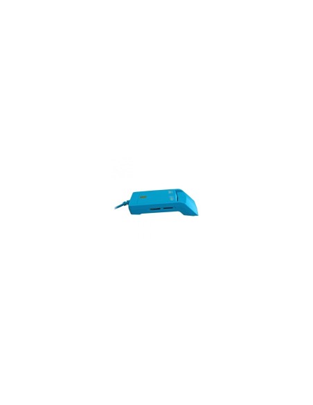 LECTOR DE TARJETAS DNI WOXTER COMPATIBLE CON DNIE Y SMARTCARDS USB 2.0 PLUG AND PLAY COMBO AZUL PE26-146