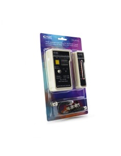 TESTEADOR NANOCABLE PARA CABLE RJ11 RJ12 RJ45 COAXIAL NEGRO BLANCO 10.31.0303 2