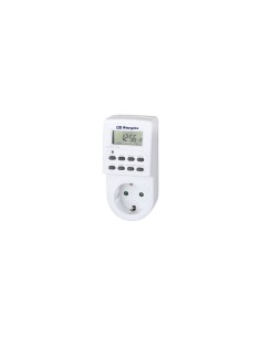 TEMPORIZADOR ORBEGOZO PG 20 POTENCIA MAX 3600W PROGRAMADOR DIARIO INTERVALOS 1 MIN BLANCO 16275