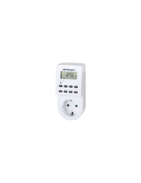 TEMPORIZADOR ORBEGOZO PG 20 POTENCIA MAX 3600W PROGRAMADOR DIARIO INTERVALOS 1 MIN BLANCO 16275