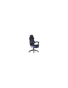 Silla gamer woxter stinger station rx piston clase 4 eje de acero reposapies extensible negro azul GM26-011