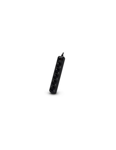 CyberPower B0520SC0-DE limitador de tensiÃ³n 5 salidas AC 200 - 250 V Negro 1,8 m