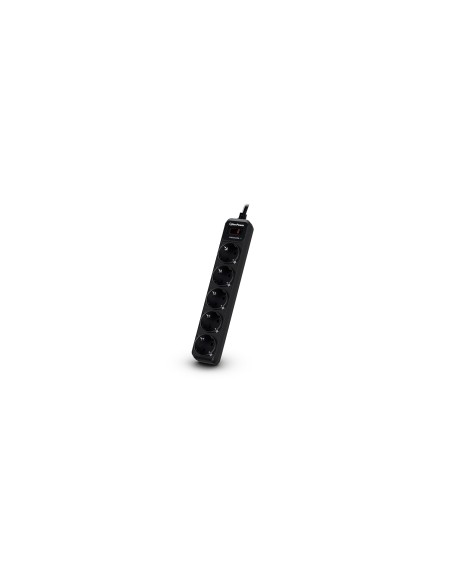 CyberPower B0520SC0-DE limitador de tensiÃ³n 5 salidas AC 200 - 250 V Negro 1,8 m