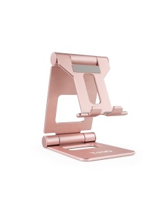 TooQ Soporte de sobremesa ajustable para telÃ©fono / tablet hasta 10P Rosa Velvet
